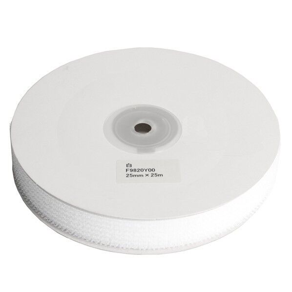 徳用 マジックテープ フリーマジックタイプ 25mm巾×25m 白