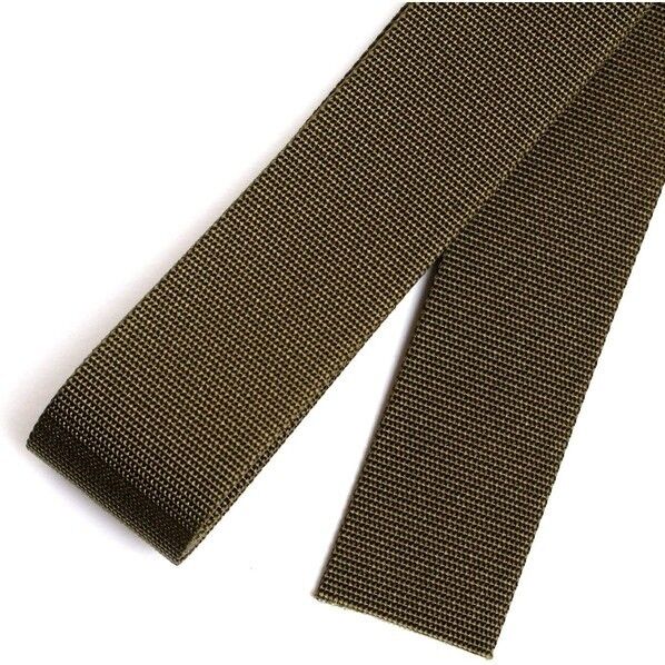 薄手アミーテープ 30mm巾 2.4mカット ミリタリーカーキ
