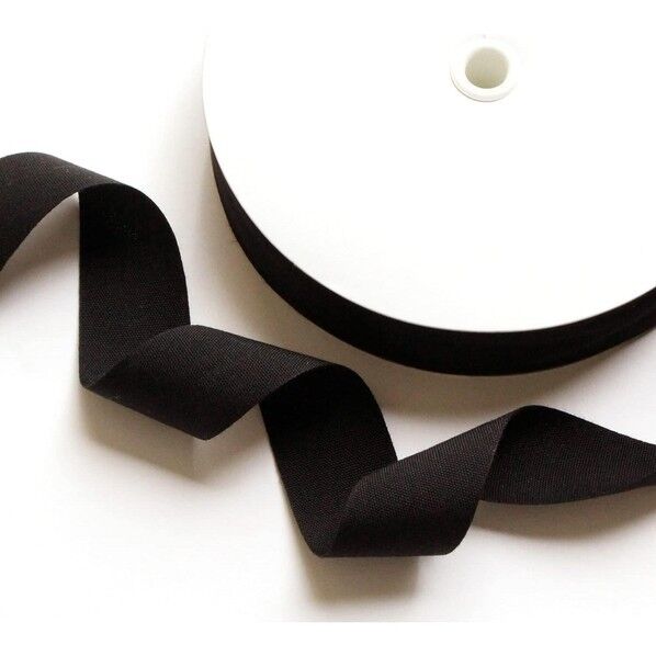 薄手平織テープ 25mm巾×30m巻 黒