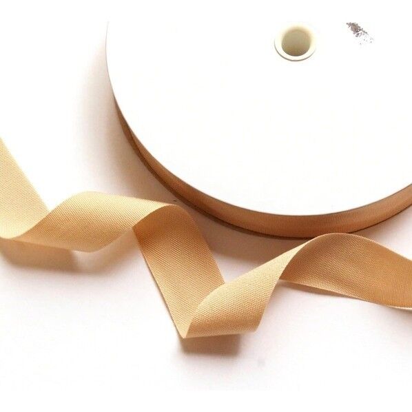 薄手平織テープ 20mm巾×30m巻 ベージュ