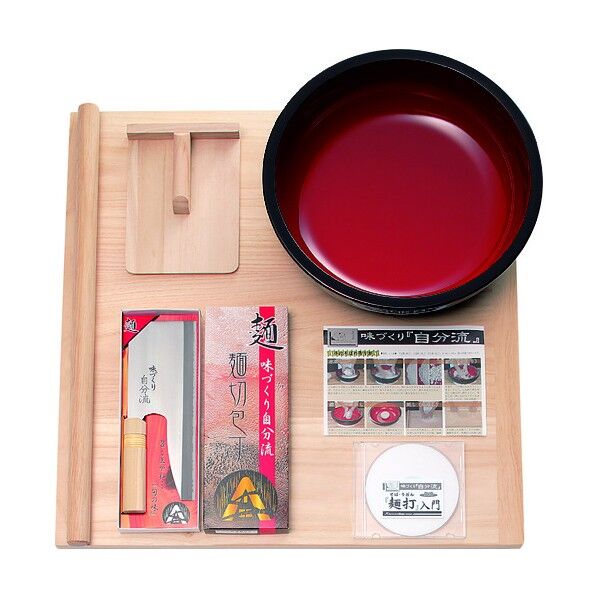 家庭用麺打ちセットA（蕎麦打ち道具セット）そば・うどん「麺打入門」DVD付