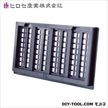 新風 200×400 網付 床下換気孔 黒 200×400×20mm 03319361 1個