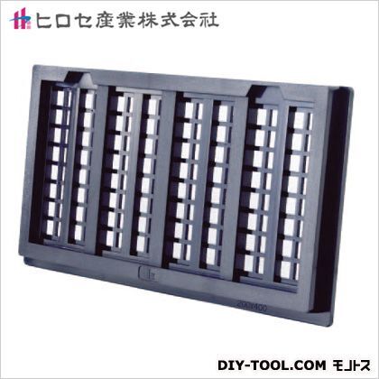 新風 床下換気孔(アミなし) 黒 200×400×20mm 03319362 1個