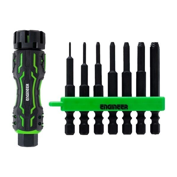 エンジニア(ENGINEER) MINIドライヴ&ネジモグラミドル グリーン/ブラック DZ-84 1SET...