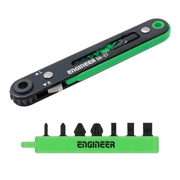 エンジニア(ENGINEER) 極薄ラチェット&プラマイ極短 19.5X103X18.5mm DR-271 1セット...