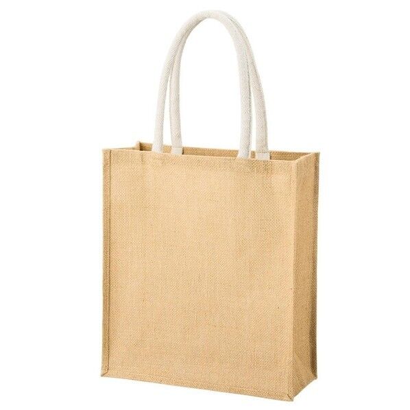 日本紐釦貿易 ジュートスクエアトートバッグ MLサイズ