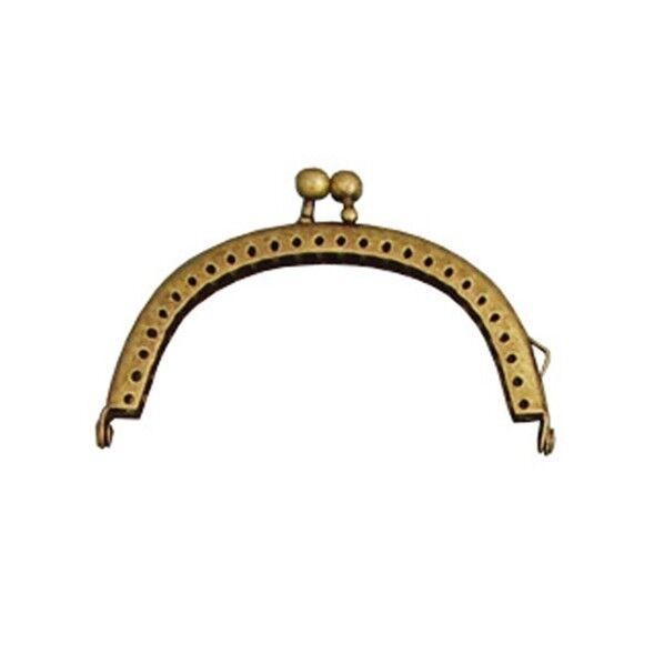 日本紐釦貿易(Nippon Chuko) カン付穴あき口金 縫い付けタイプ