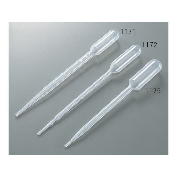 滅菌トランスファーピペット(スポイト) 3.5mL(全長156mm) 3-4918-04 1200本