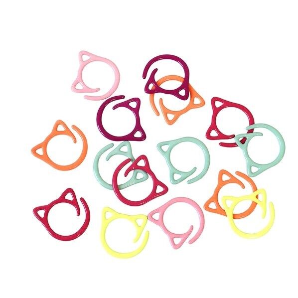 日本紐釦貿易(Nippon Chuko) かぎ針向け・ニットマーカー キャット