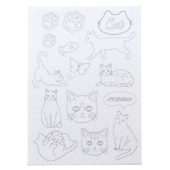 日本紐釦貿易(Nippon Chuko) 図案印刷済フェルト土台 らくちくフェルト