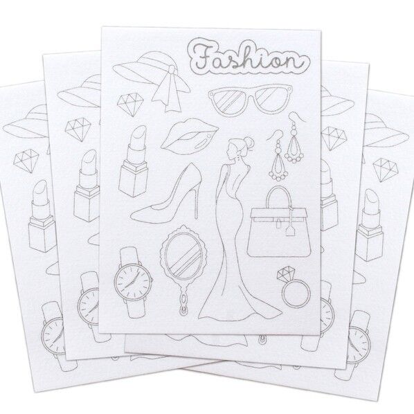 日本紐釦貿易(Nippon Chuko) 図案印刷済フェルト土台 らくちくフェルト