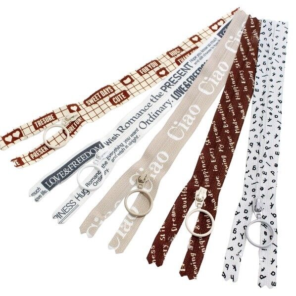 日本紐釦貿易(Nippon Chuko) 英字ロゴ プリントファスナー