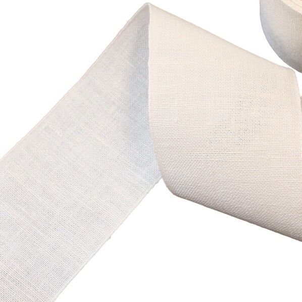 ツヴァイガルト(ZWEIGART) LINEN BAND リネン刺繍用テープ 幅約8cm×1m オフホワイト ZW72022-CUTM-101 1本