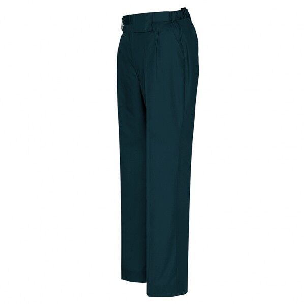 レディースシャーリングパンツ（1タック） 008ディープネイビー M 6573 1点