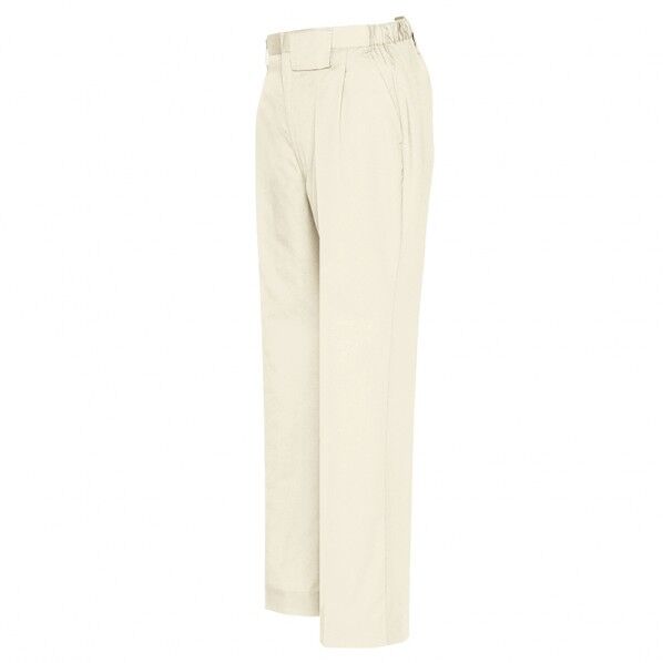 レディースシャーリングパンツ（1タック） 001アイボリー 4L 6573 1点