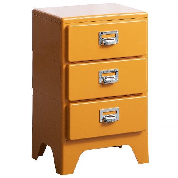 多段チェスト Cran(クラン) 3段 オレンジ CBN-H003