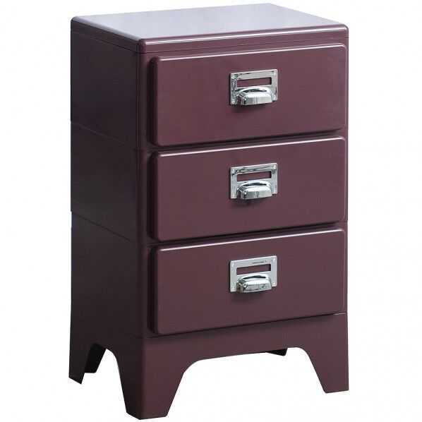 多段チェスト Cran（クラン） 3段 ワイン CBN-H003