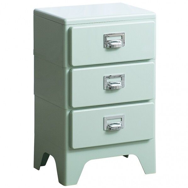 多段チェスト Cran(クラン) 3段 ライトグリーン CBN-H003