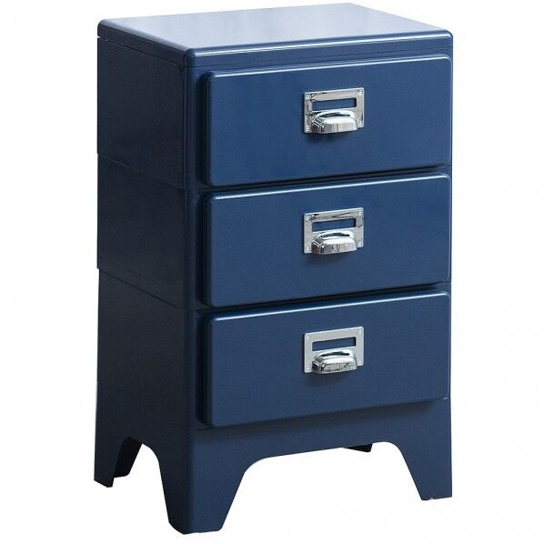 多段チェスト Cran(クラン) 3段 ネイビー CBN-H003