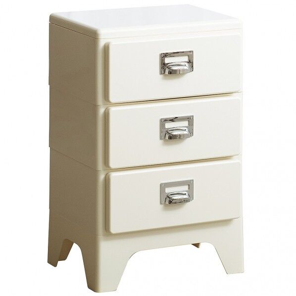 多段チェスト Cran(クラン) 3段 クリーム CBN-H003