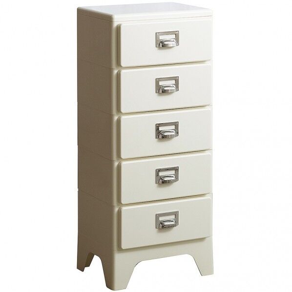 多段チェスト Cran(クラン) 5段 クリーム CBN-H005