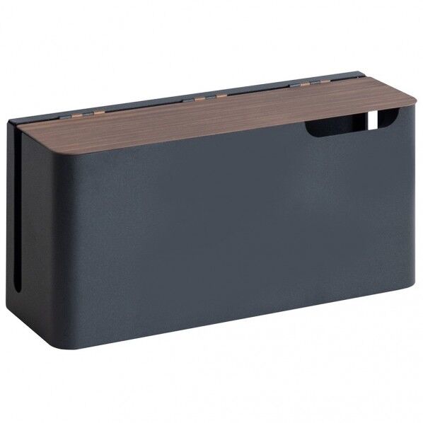 ゲーム機ケース TEER(ティール) ブラック×木目ブラウン GC-2600M