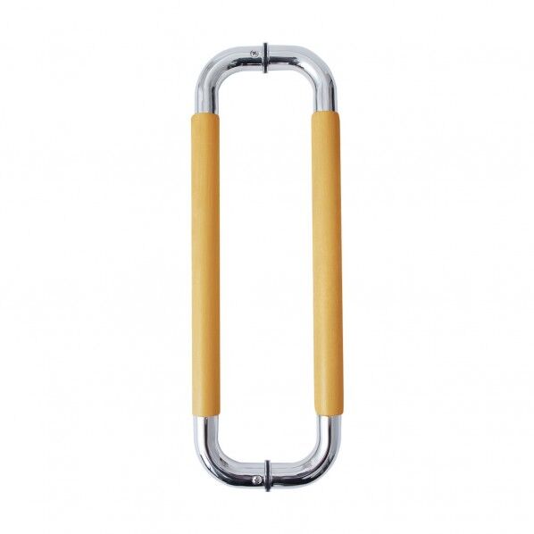 木製O型両面ドアハンドル ナチュラル/鏡面