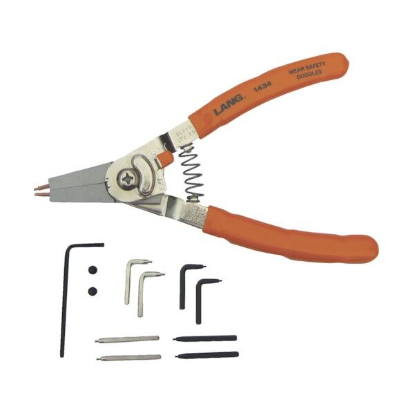 スナップリングプライヤー(替爪式・軸穴兼用) 1434 1点