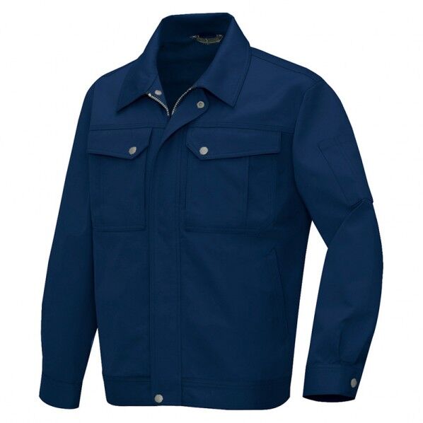 長袖ブルゾン(男女兼用) 008ネイビー 6L 6660 1点