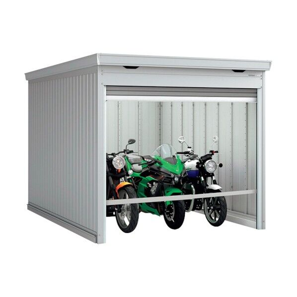 ガレージ バイク保管庫 FM-2635SDL-2 土間 高基礎 CS