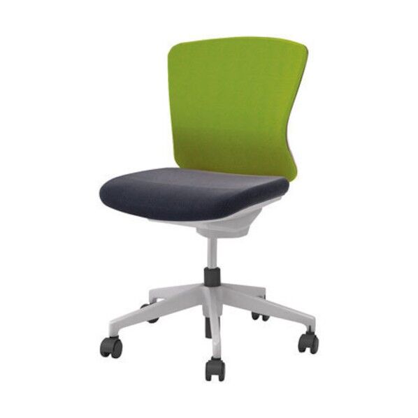 VALCHE ローバック（ライトグレーシェル） 肘なしタイプ ダークグレー/ブラック