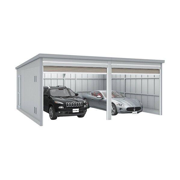 ガレージ ガレーディア GRN-3657SL-2 N 豪雪型 シルキーホイワイト