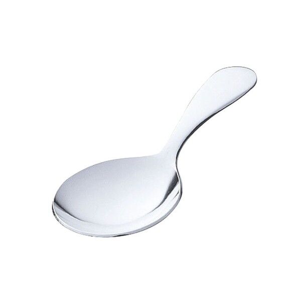 ティーキャディースプーン ラウンド (ステンレス+銀メッキ)