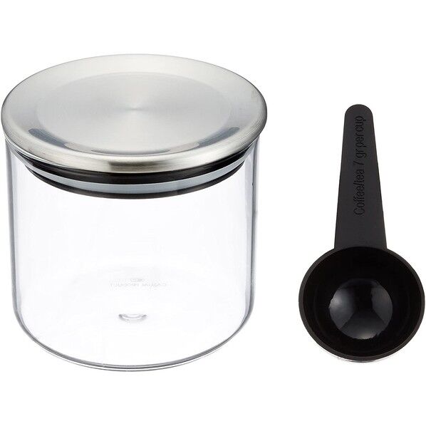 スタンダードガラスキャニスター ステンレスリッド300ml