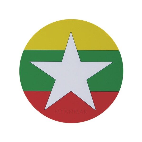 ワールドフラッグコースター ミャンマー