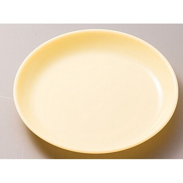 No1711K ポリプロ給食皿15cm φ150x20 クリーム 1点