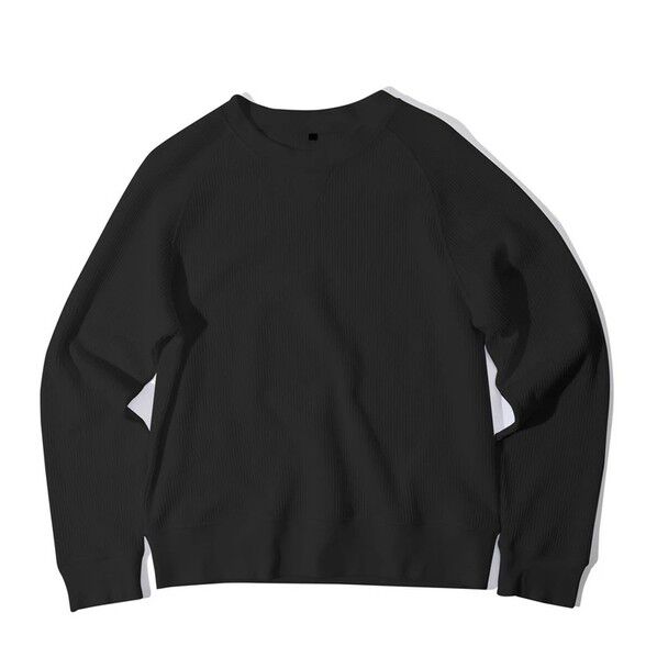 サーマル長袖トレーナー リブ付 S