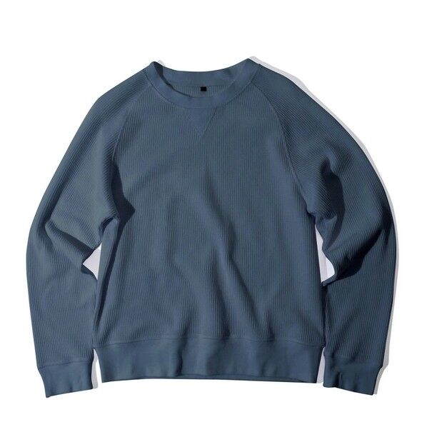 サーマル長袖トレーナー リブ付 L