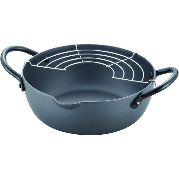 鉄鍋 天ぷら鍋20cm 窒化処理