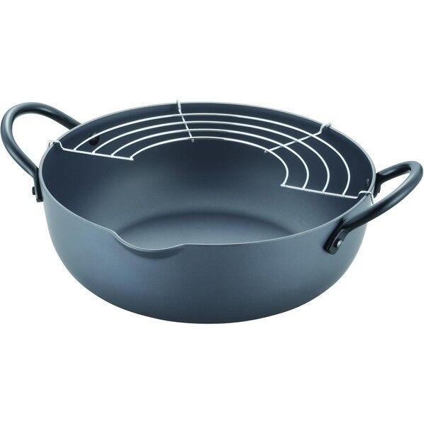 鉄鍋 天ぷら鍋24cm 窒化処理