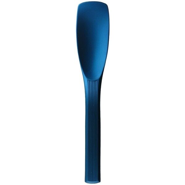 アルミ ストライプライン アイスクリームスプーン 156mm ブルー 1点
