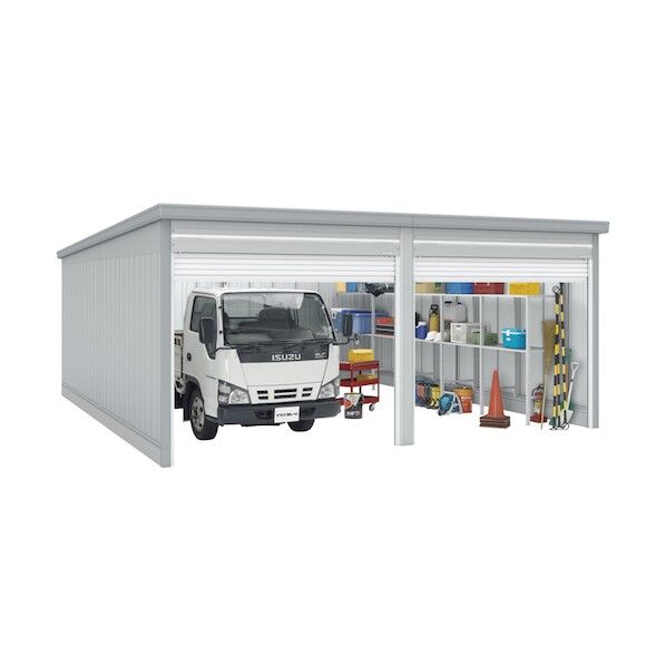 ガレージ ガレーディア GRN-3162SL-2 N 豪雪型 高基礎 スノーグレー