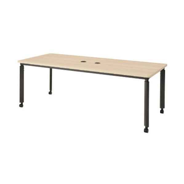 イナバ YURT 長方形テーブル YUR-テーブル 1809 DW/LBK ダークウォールナット/リードブラック 191036 1点