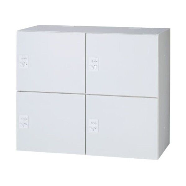 iprea 本体 プッシュ錠 メール投函口無し 4人用 IPR-07-4P-PO LBK