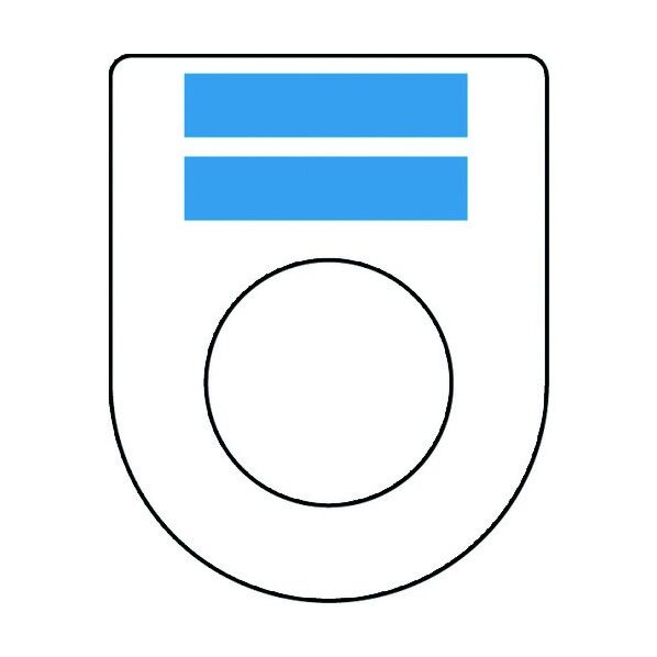 押ボタン/セレクトスイッチ(メガネ銘板)φ22.5(別作)2段彫り P223-D 1点