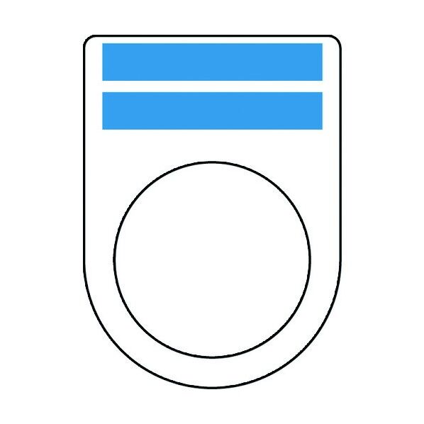 押ボタン/セレクトスイッチ(メガネ銘板)φ30.5(別作)2段彫り P304-D 1点