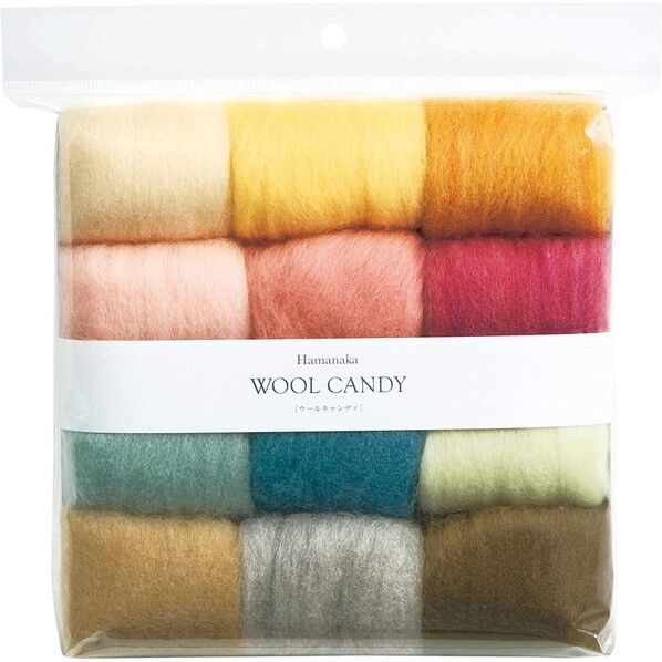 ハマナカ ウールキャンディ12色セット