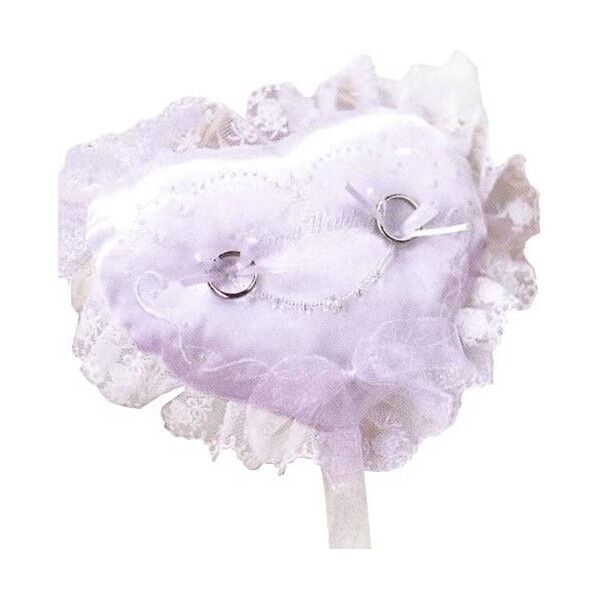 ハマナカ ウェディングキット 刺しゅう入り リングピロー