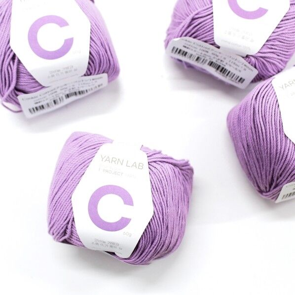 Knit Wit 韓国コットン編み糸 Cookie Cotton クッキーコットン 同色4玉入