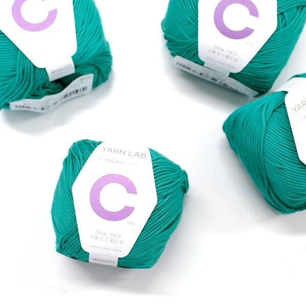 Knit Wit 韓国コットン編み糸 Cookie Cotton クッキーコットン 同色4玉入